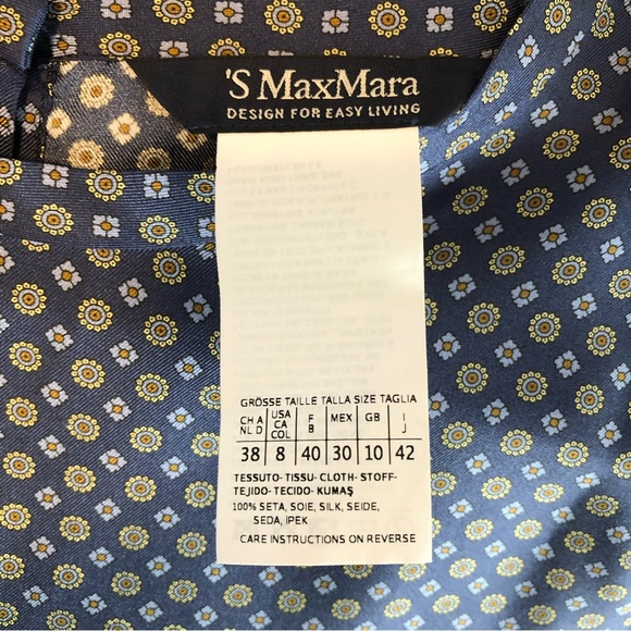 ‘S MaxMara 100% Silk T-shirt - Picture 2 of 8